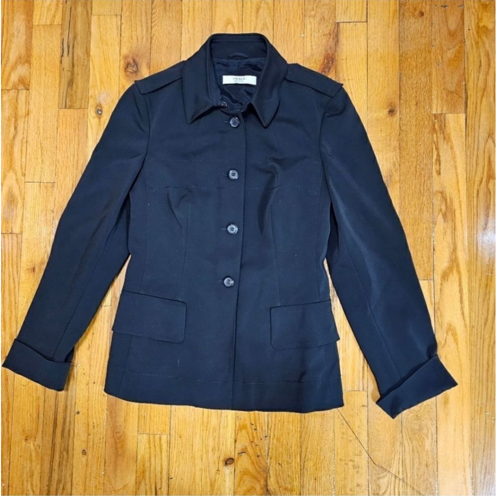 PRADA Black Blazer Jacket Women's Size 6